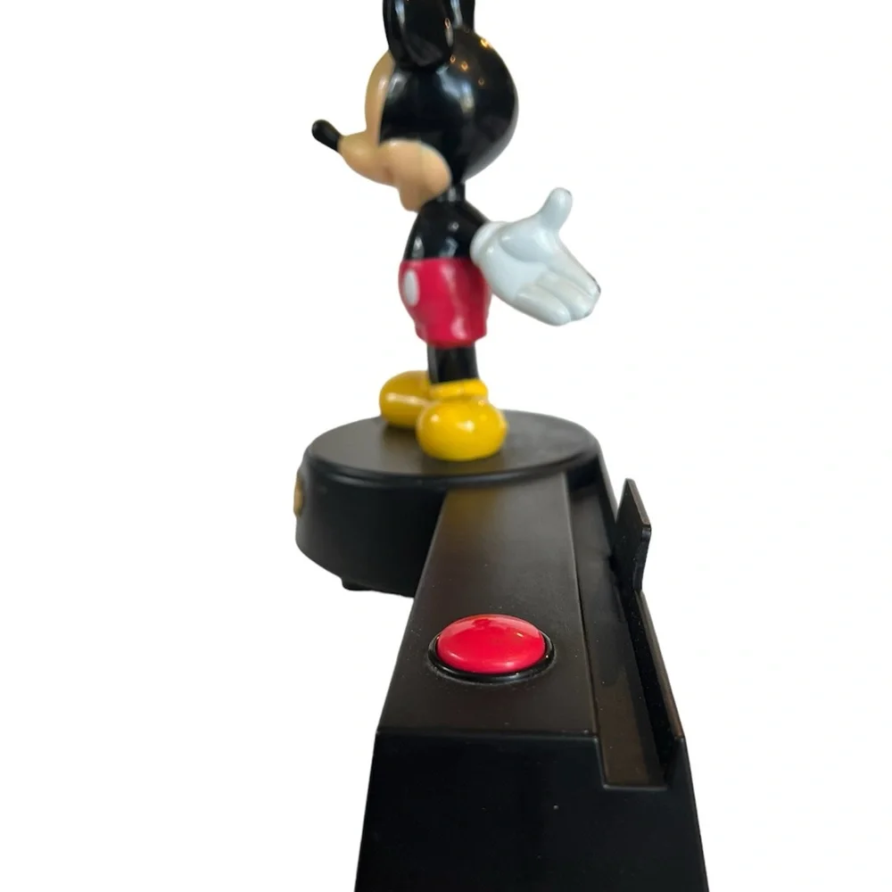 Disney Mickey Talking‎ Animated Picture Frame Holder Bobble Head - TESTED WORKS!